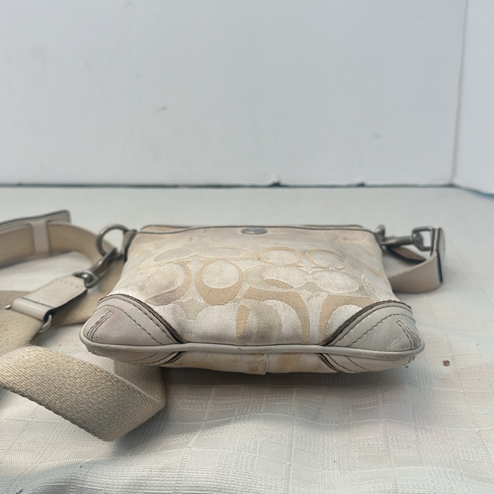 COACH Optic Signature Shoulder Swing Bag Crossbody Small Purse 10148 - Picture 5 of 9